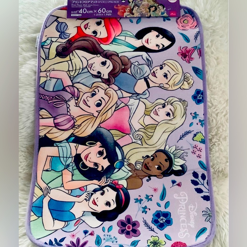 Disney Princess print floor mat